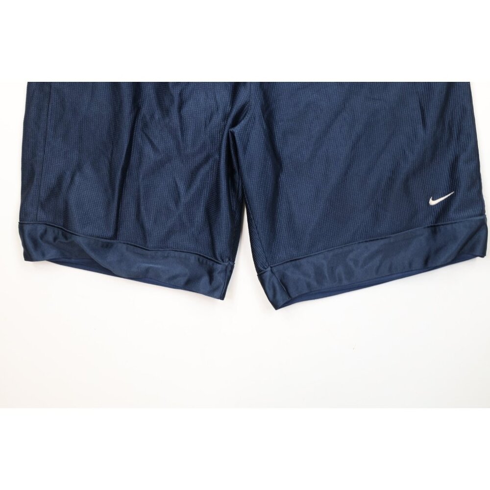 Vintage 90s Y2K Nike Mens Large Faded Travis Scott Mini Swoosh Basketball Shorts - Picture 4 of 12